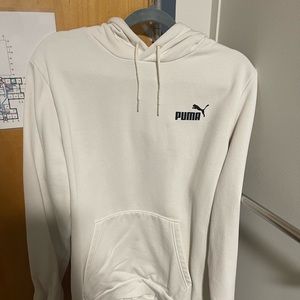 Puma White  hoodie